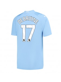 Manchester City Kevin De Bruyne #17 Domaci Dres 2023-24 Kratak Rukavima